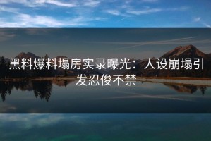 黑料爆料塌房实录曝光：人设崩塌引发忍俊不禁