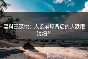 黑料王深挖：人设崩塌背后的大跌眼镜细节