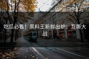吃瓜必看！黑料王新鲜出炉：互撕大战